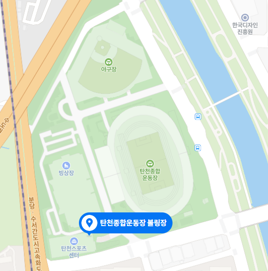 탄천종합운동장(주차장) 이미지