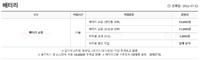 공임나라-배터리
