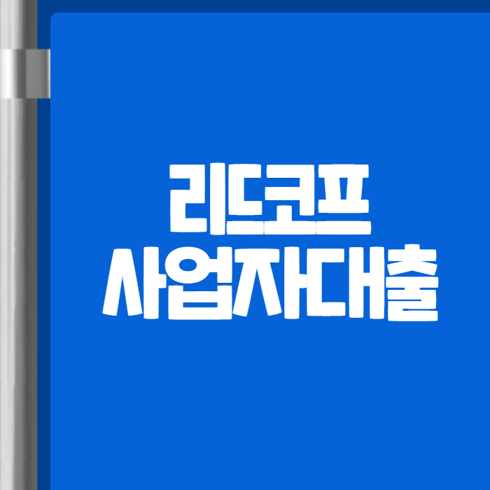 리드코프 사업자대출