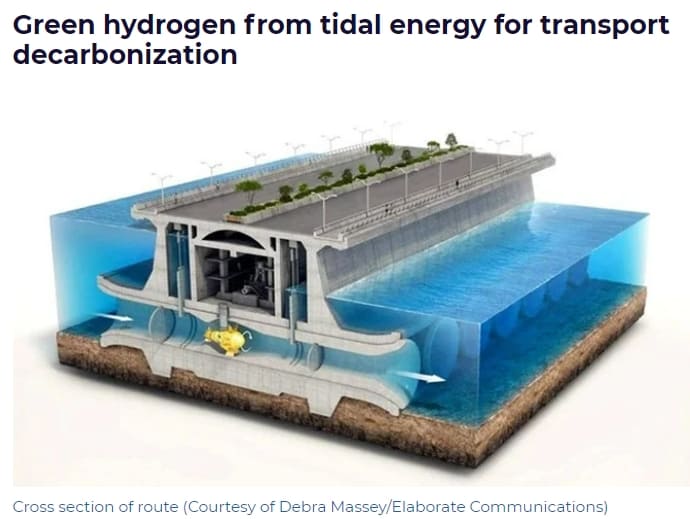  세계 최초 조력 발전 심해 컨테이너 터미널 Plans laid for the world’s first tidal energy-powered deep sea container terminal
