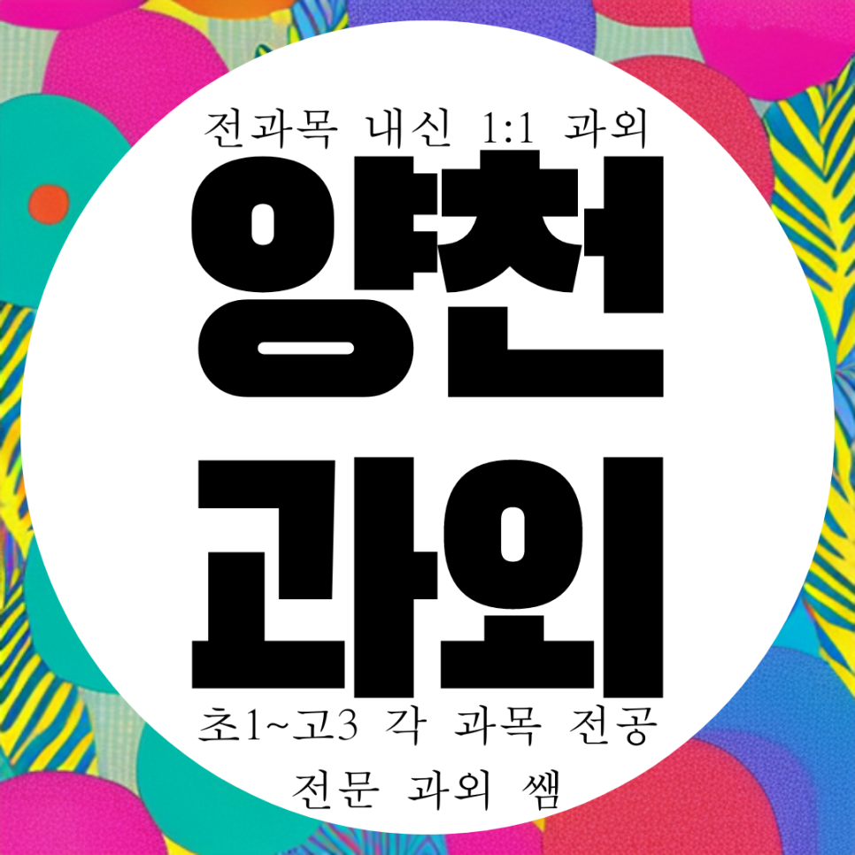  양천구 신정동 국영수 방문 과외. 목동 백암고 내신 진명여고 전문 영상고 전과목 일대일 과외.