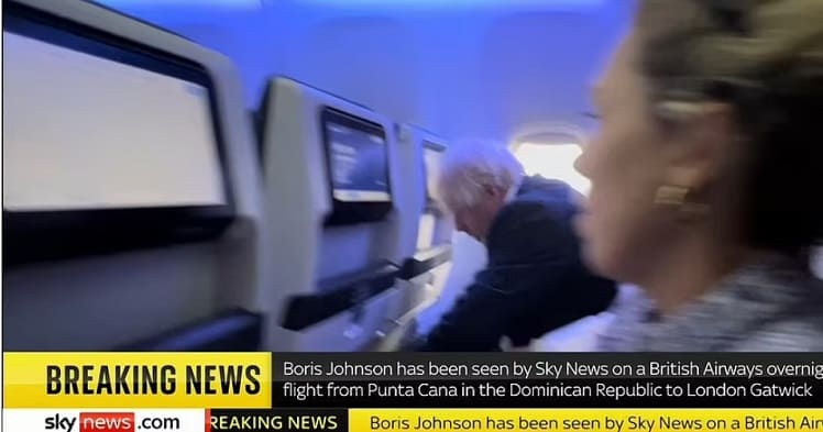  트러스 총리 퇴임 후 보리스 존슨 전 총리 다시 복귀하나? Boris cuts short Caribbean holiday and jumps on BA flight home after telling friends he is 'up for it'