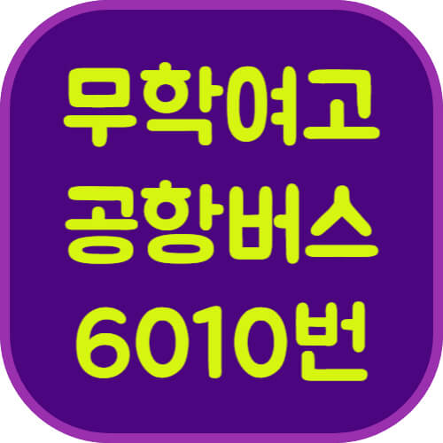 무학여고-6010번-공항버스-이미지