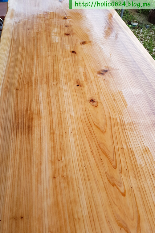 수제도마 / 베이커리 도마 - 의정부시 오목로 빵집 도마 / 적삼목원목 / 대형도마 / 14