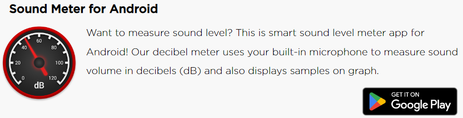 데시벨 측정기 앱