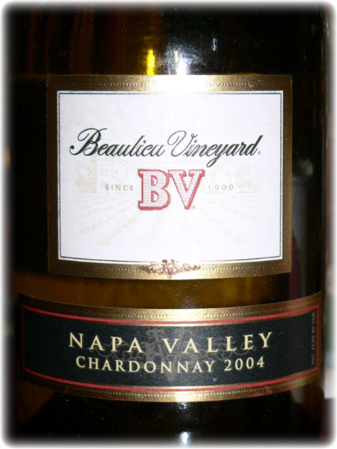 BV 나파 밸리 샤르도네(BV Napa Valley Chardonnay) 2004
