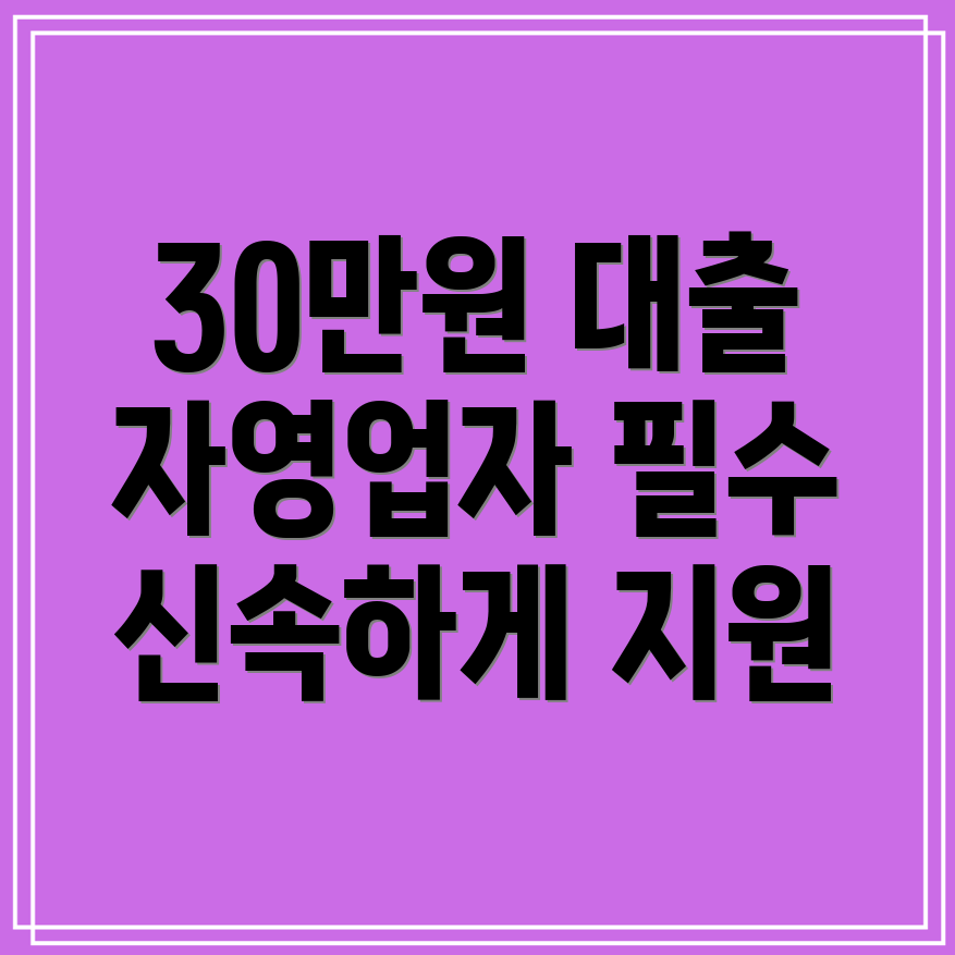 소액 대출