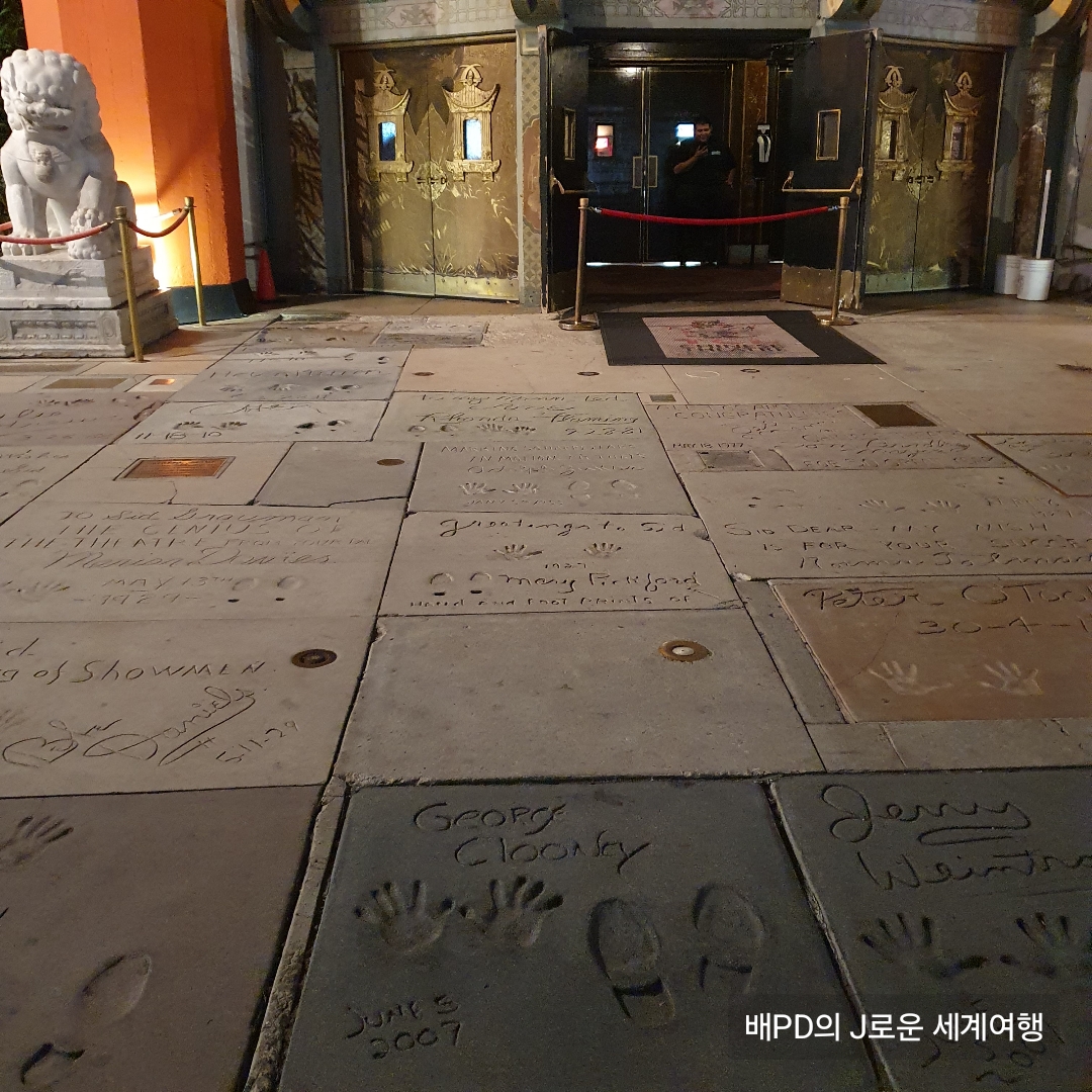 LA 헐리우드 여행|이병헌·라라랜드·어벤저스 손자국 위치 & 라라랜드 매장