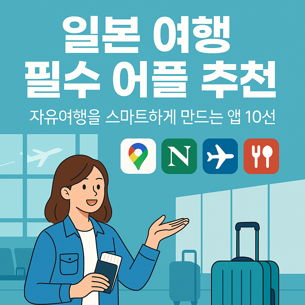 일본 여행 필수 어플 앱 추천
