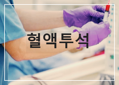 신장혈액투석 기본정보 뜻