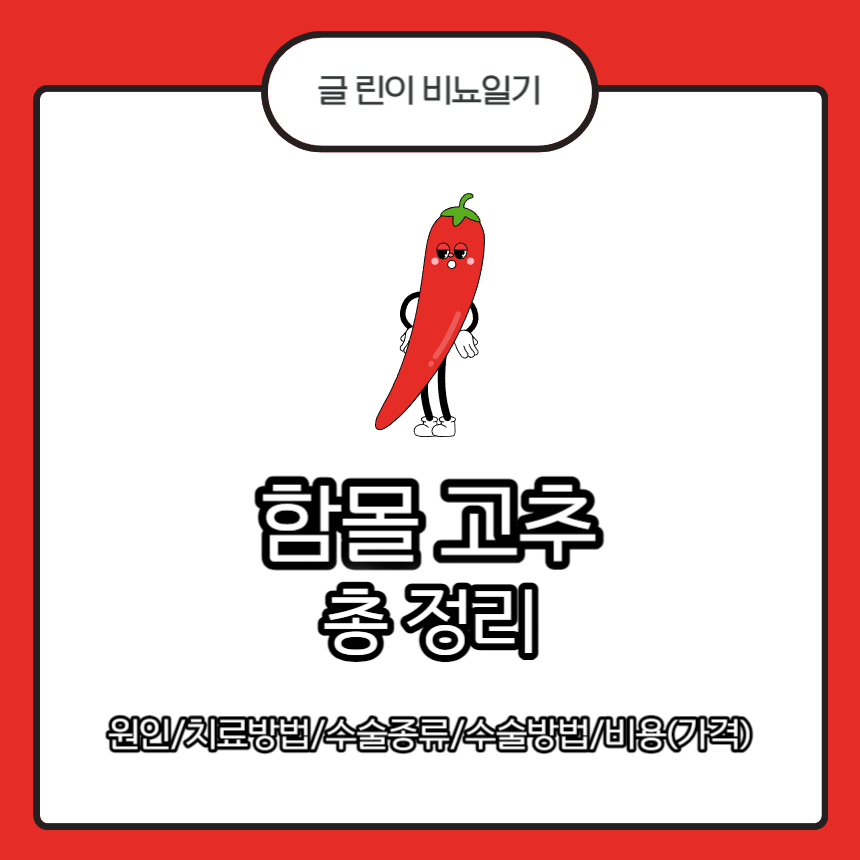  함몰 고추 총 정리 : 원인/치료방법/수술방법/수술비용(가격)