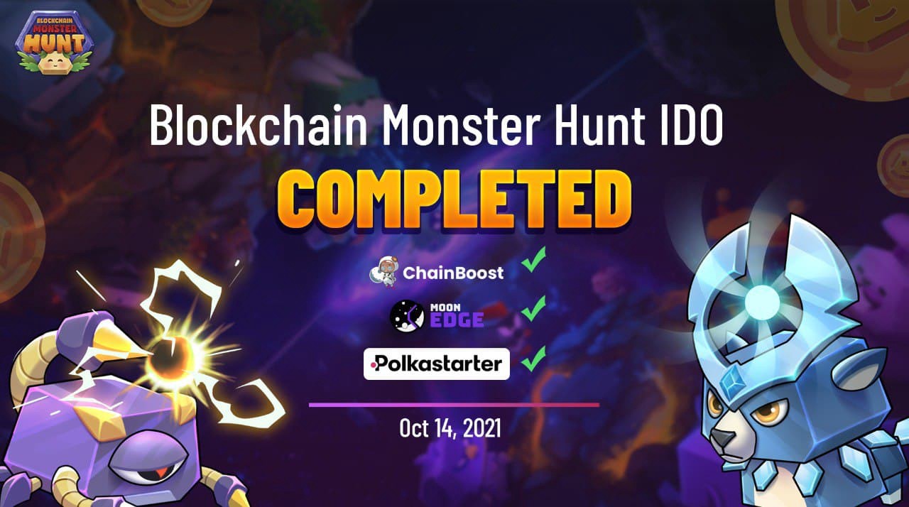  Blockchain Monster Hunt IDO 요약 및 향후 계획