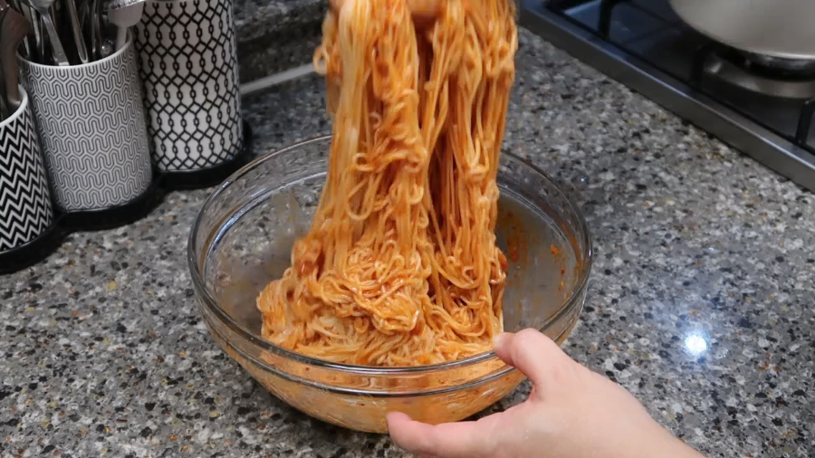 비빔국수-양념장-황금레시피-우삼겹-육전-서진이네