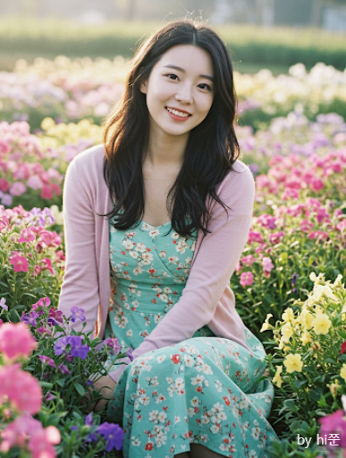 파스텔 핑크와 민트