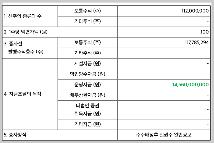 판타지오 유상증자 일정 주가 전망