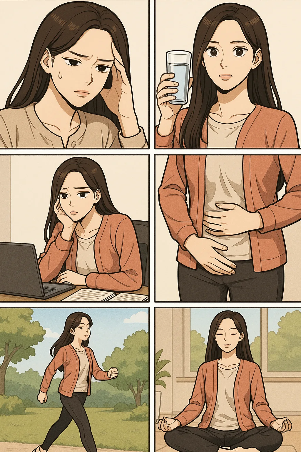 건강 관리의 여정