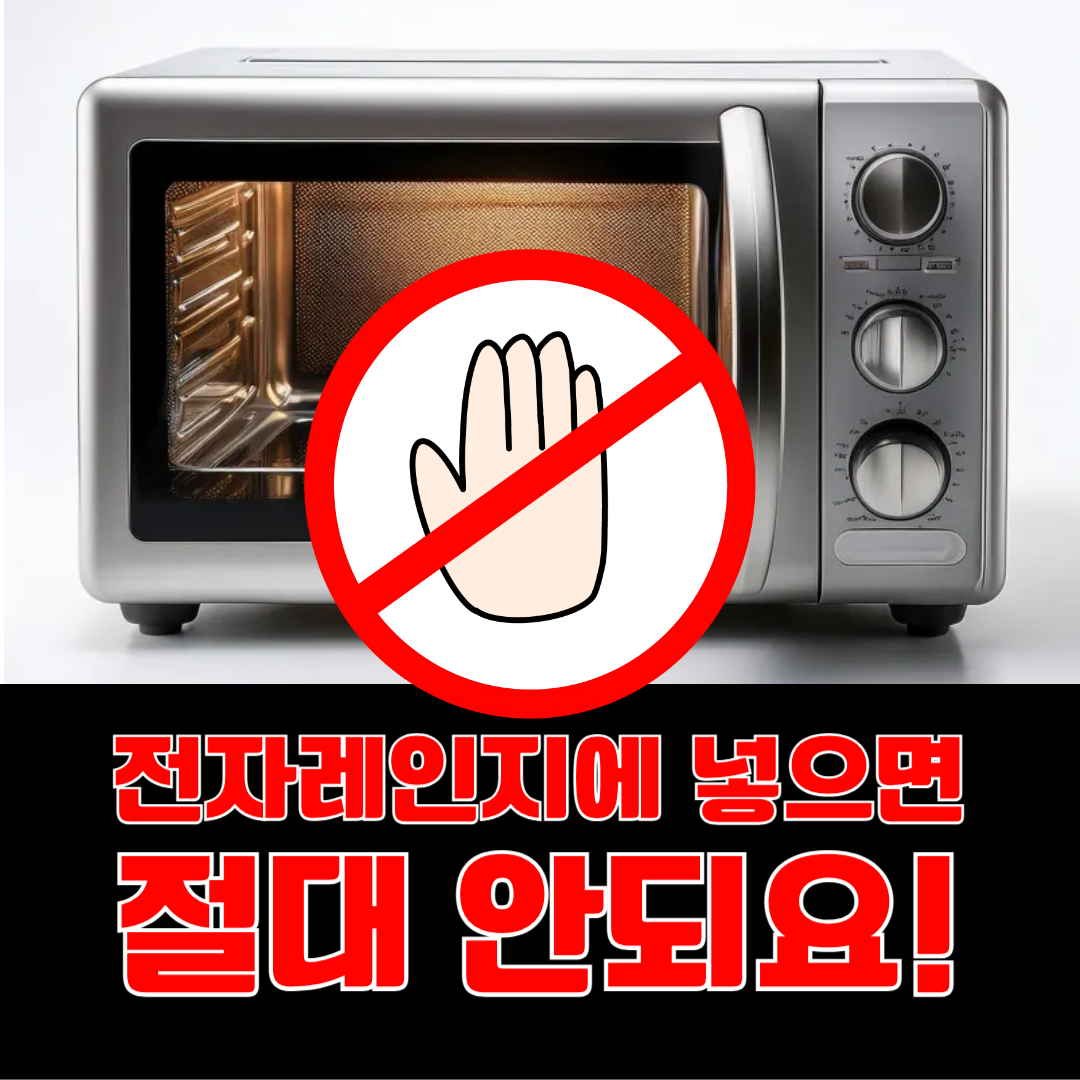 전자레인지에 넣으면 안 되는 것들, 안전 수칙 총정리!