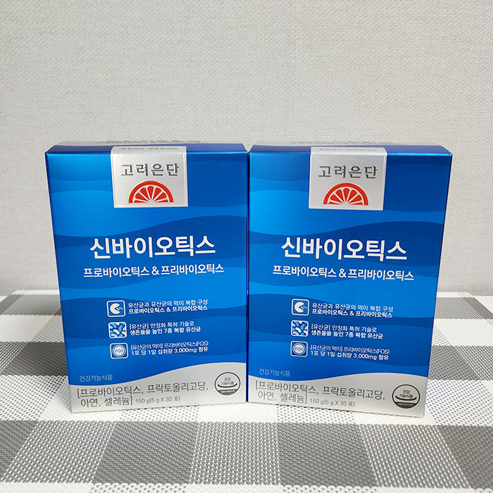 고려은단 신바이오틱스 2박스
