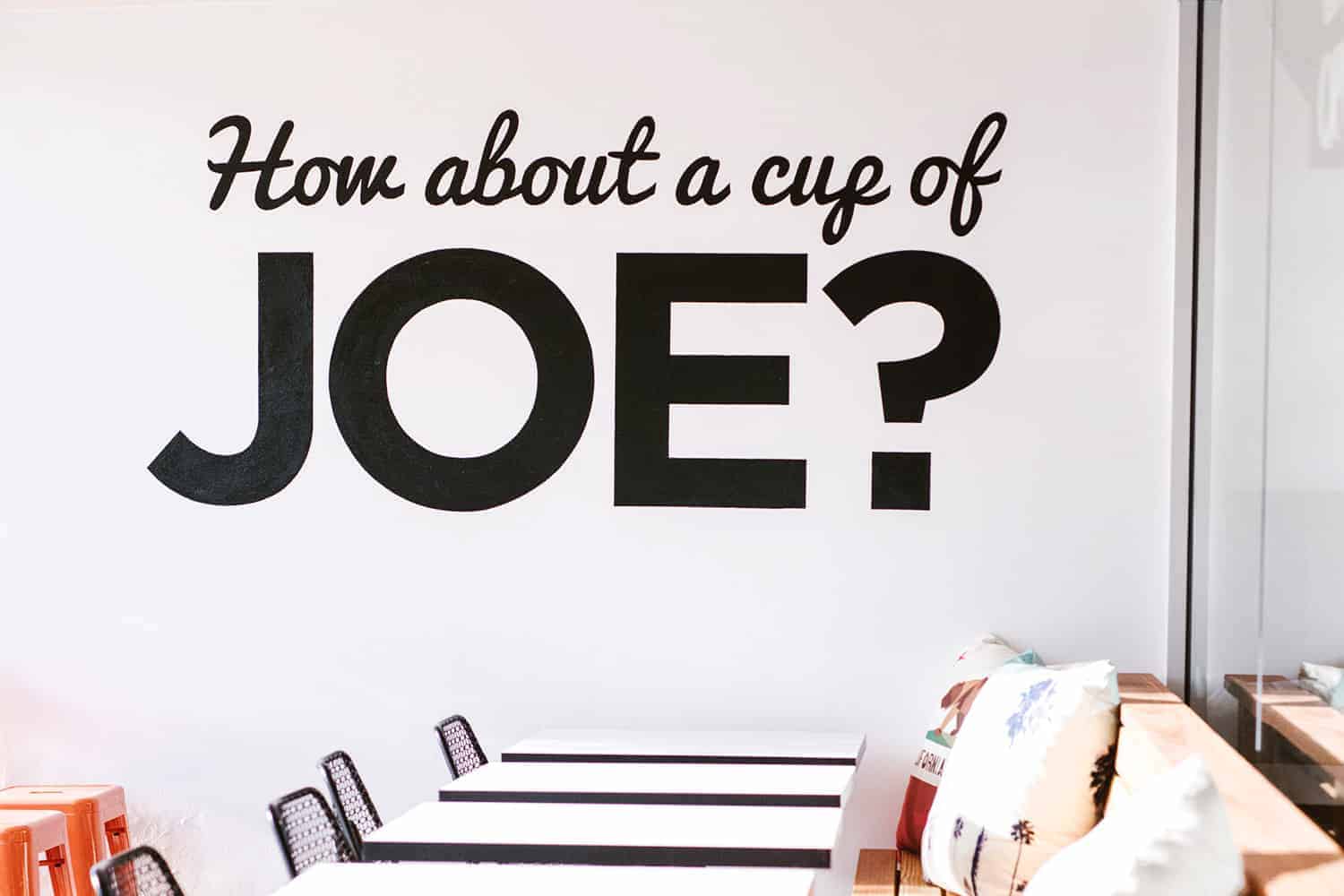 모닝커피 한잔 cup of joe