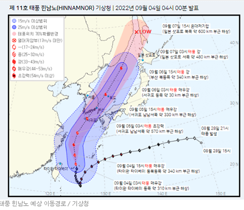 태풍-힌남노-이동경로