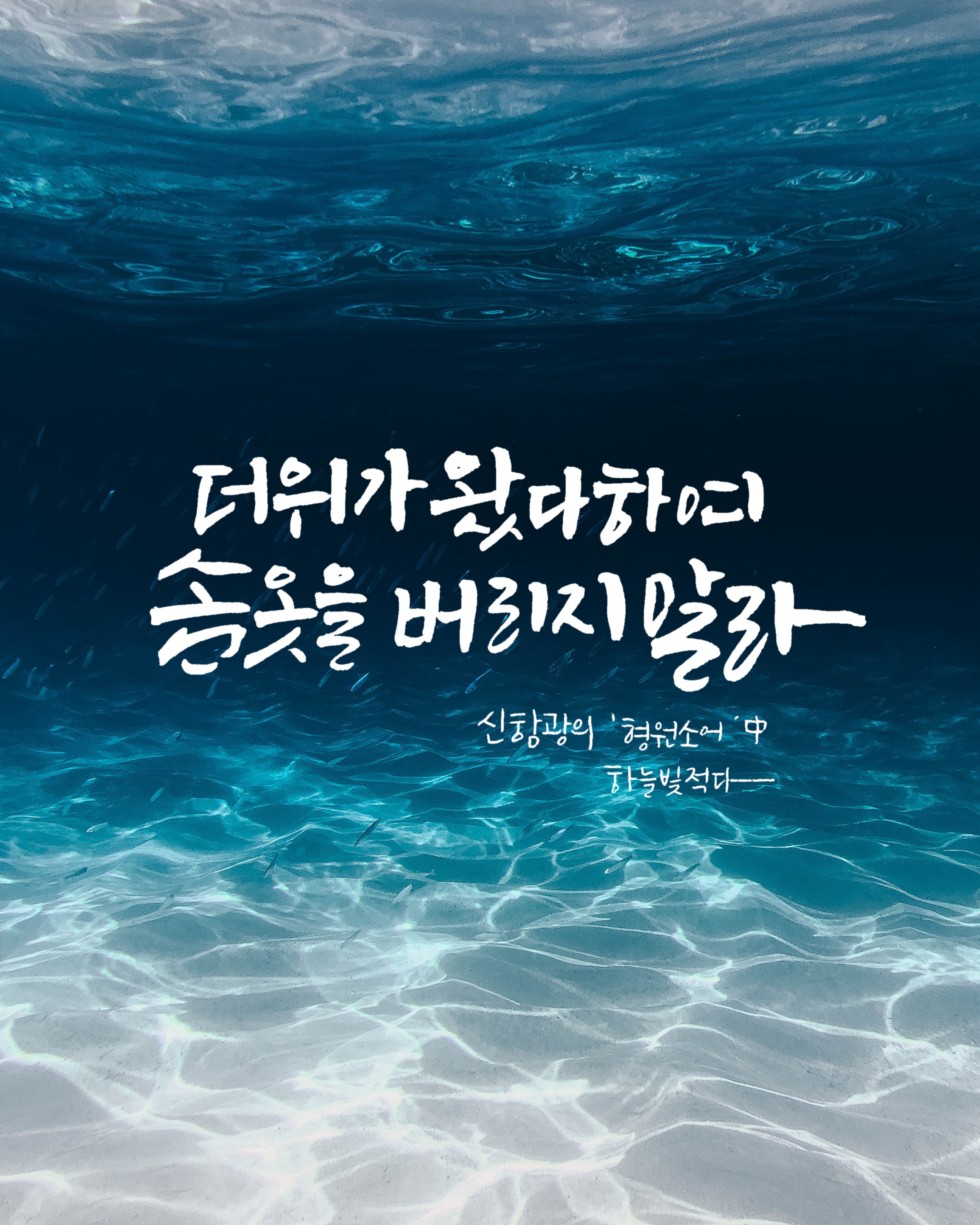  청나라시대 신함광의 '형원소어(荊園小語)중 일부/옛친구' 적어보았답니다.