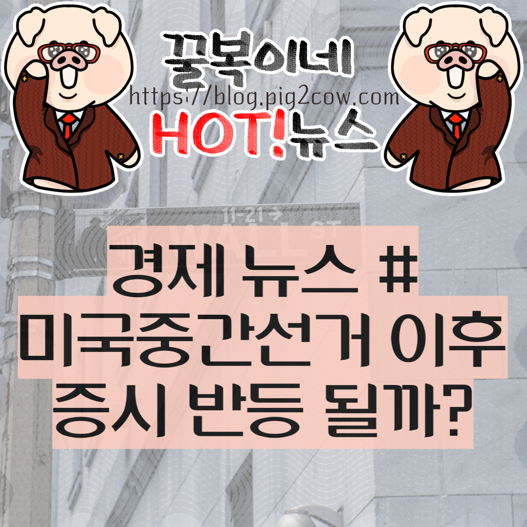  미국중간선거, 증시 반등 시그널?