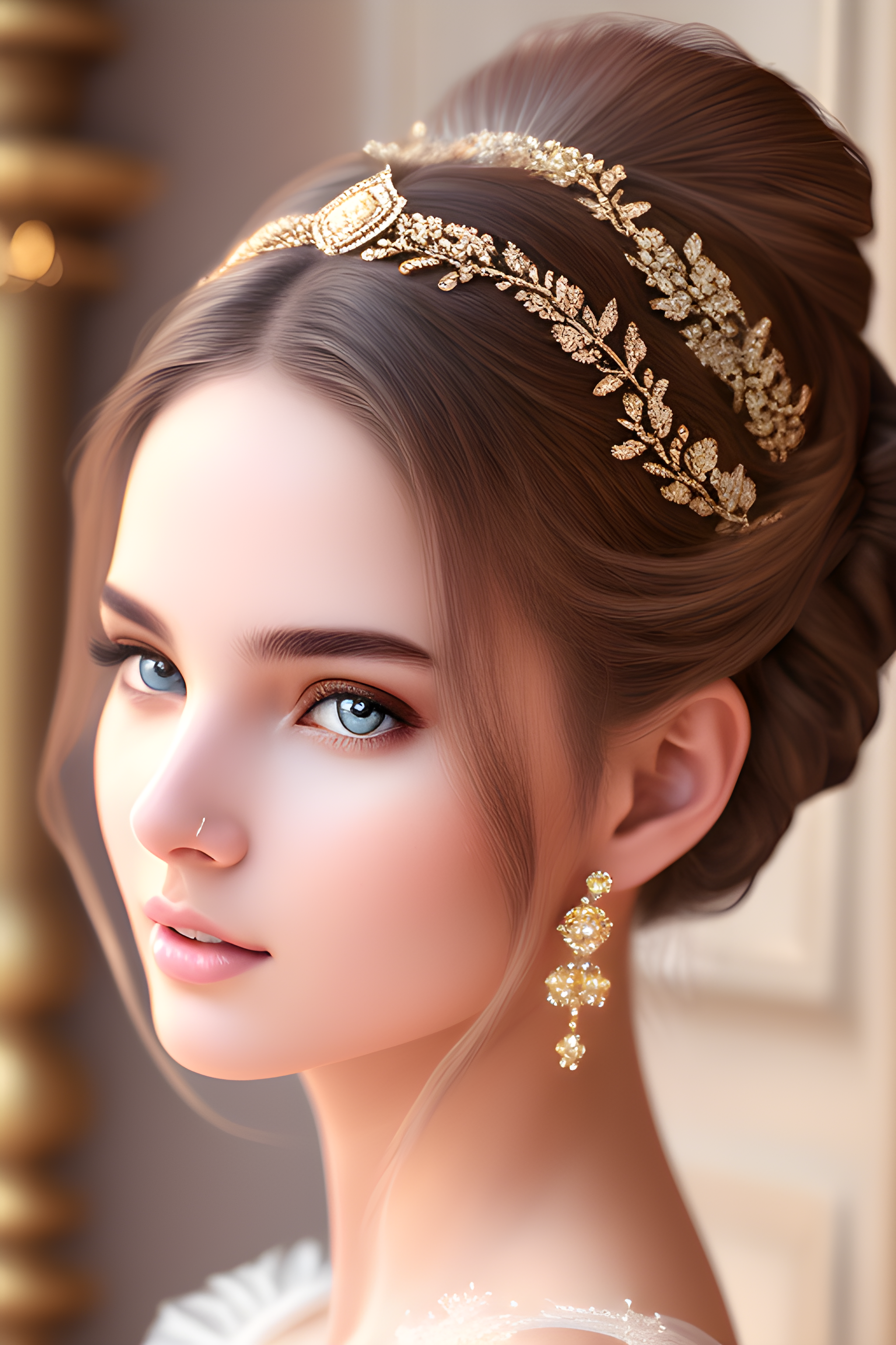 Image of a highly detailed beautiful girl