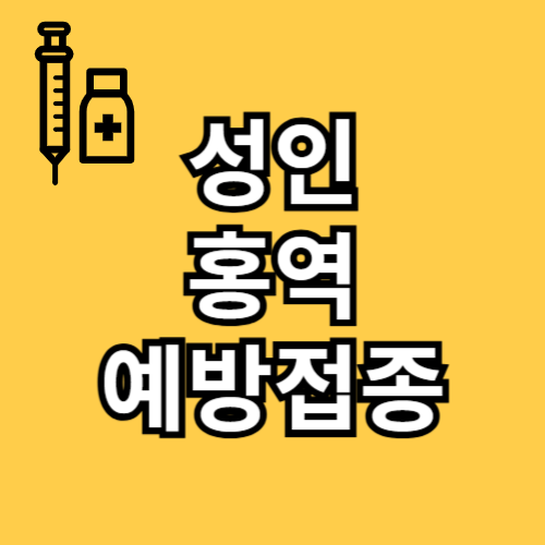 성인 홍역 예방접종