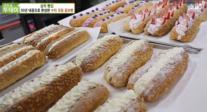  생방송투데이 수타크림곰보빵 산곡동(쉐라메르제과점)
