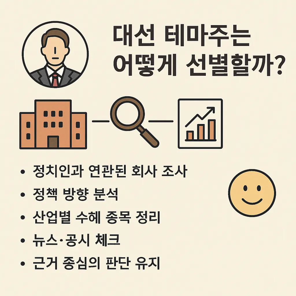 대선 테마주는 어떻게 선별