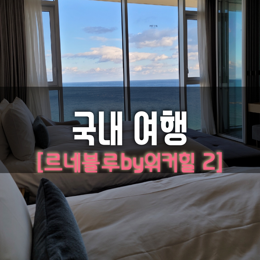  [호텔 리뷰] 고성 르네블루 by 워커힐 룸 컨디션 솔직리뷰 (2)