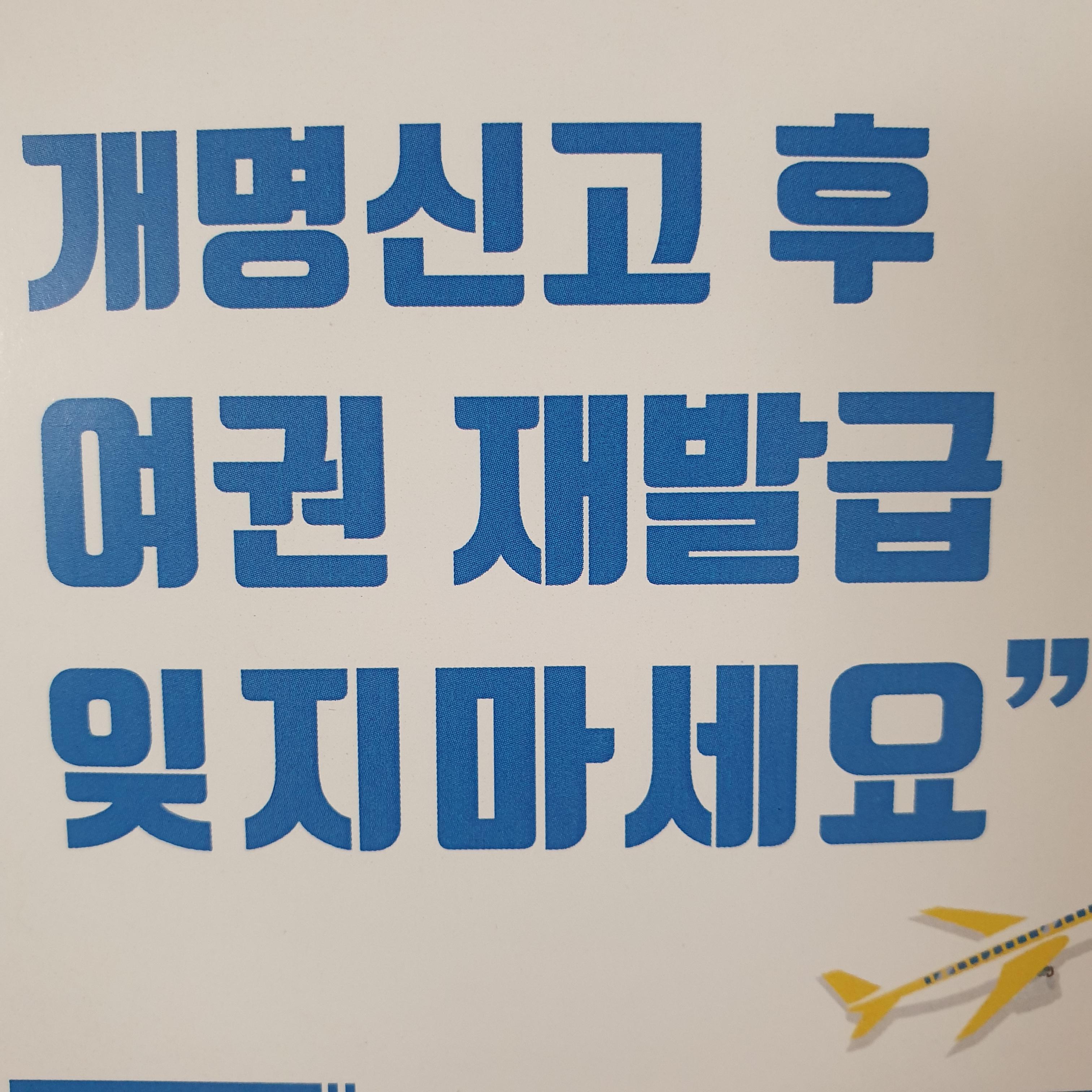  개명신고후 할일 여권 재발급 서류 전자 여권
