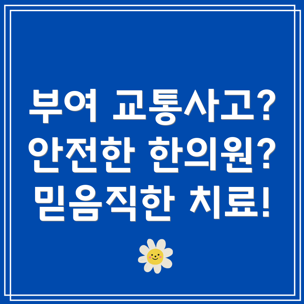 부여군 교통사고 한의원