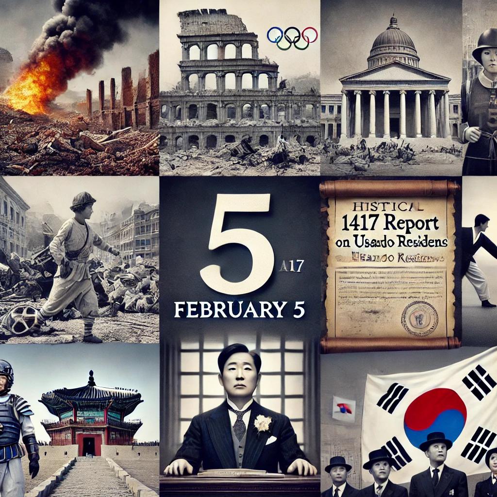 2월 5일 오늘의 역사