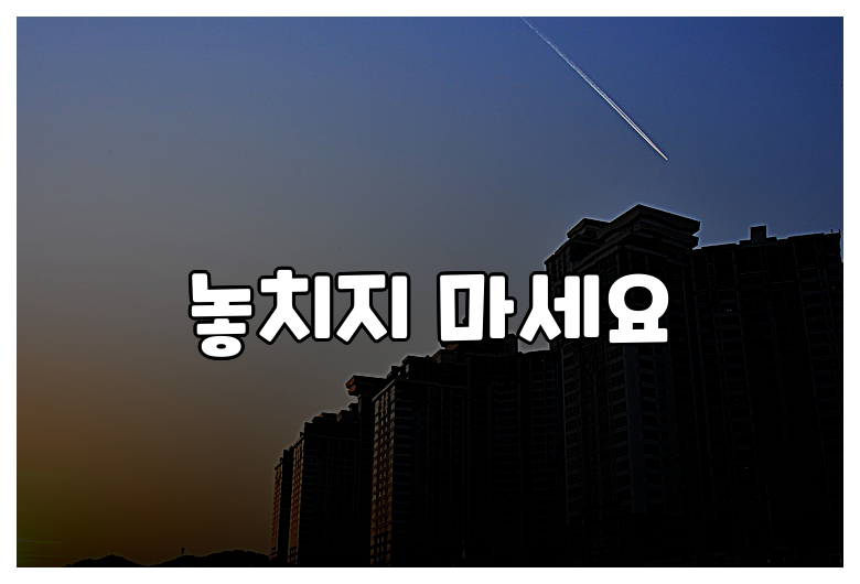 놓치지 마세요
