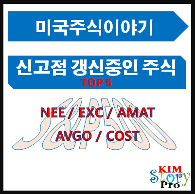  [미국주식] 신고점 갱신중인 주식 TOP 5