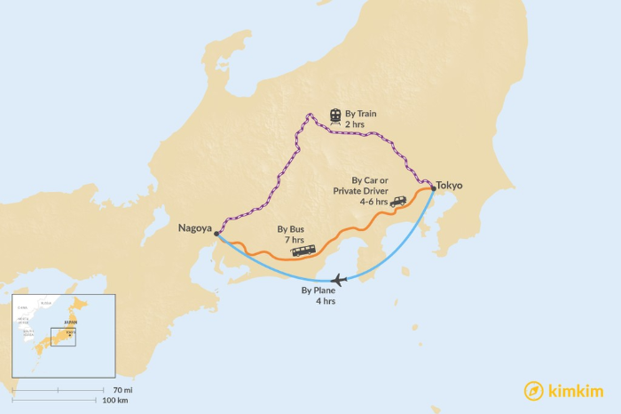 도쿄-나고야 루트