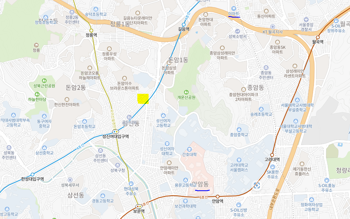 동산2구역 입지