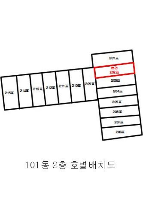 광주지방법원2022타경4258 내 부 구 조 도