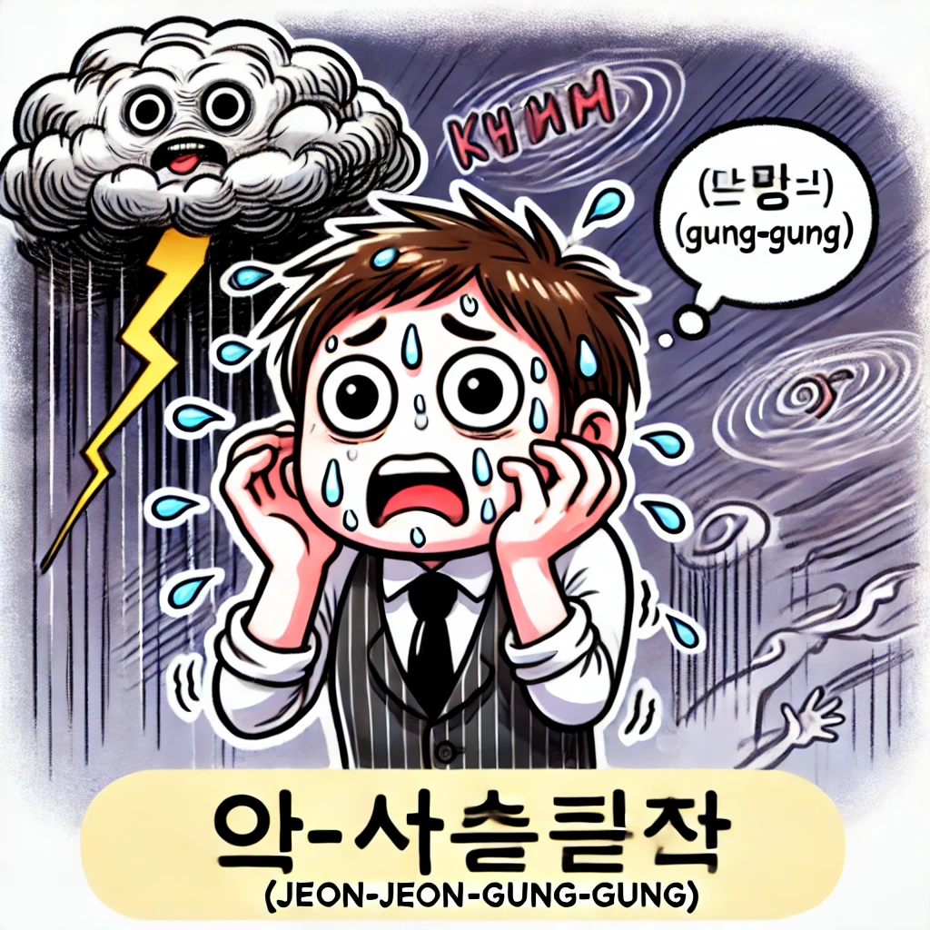 전전긍긍(戰戰兢兢) 불안과 두려움에 떠는 마음의 상태