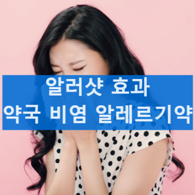 알러샷 가격 부작용 비염 알레르기 효과 알아보기