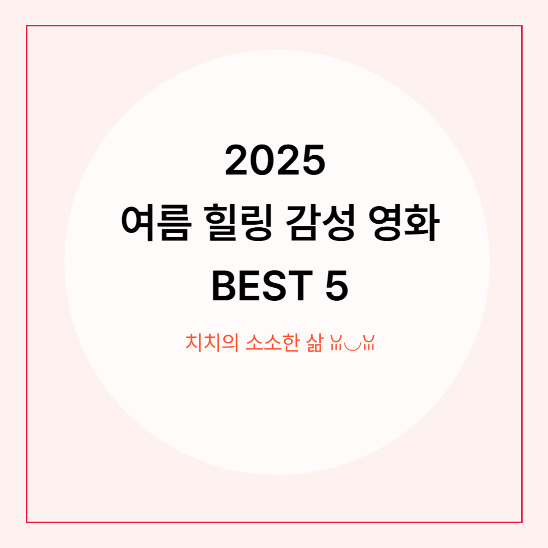 2025 여름 힐링 감성 영화 BEST 5 추천