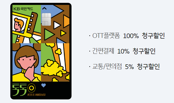 OTT 100% 제휴 할인 카드