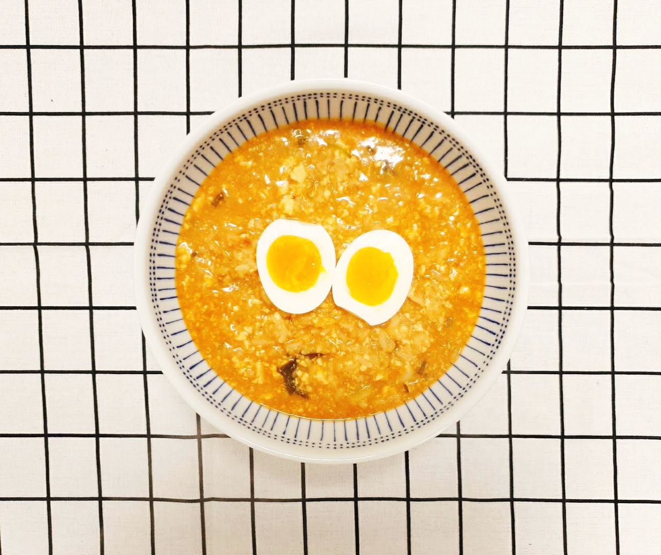  고소한 두부 된장죽 맛있게 끓이는 법 다시마, 삶은계란까지 꿀조합