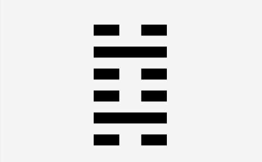 Zhouyi 64 Guai 29. 정수감(重水坎)