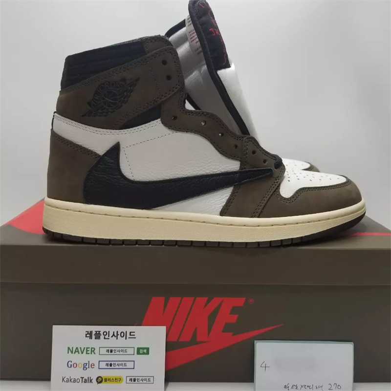  [AIR JORDAN] 트래비스 스캇 X 에어조던1 캑터스잭 CD4487-100 남녀공용 (OG공장)