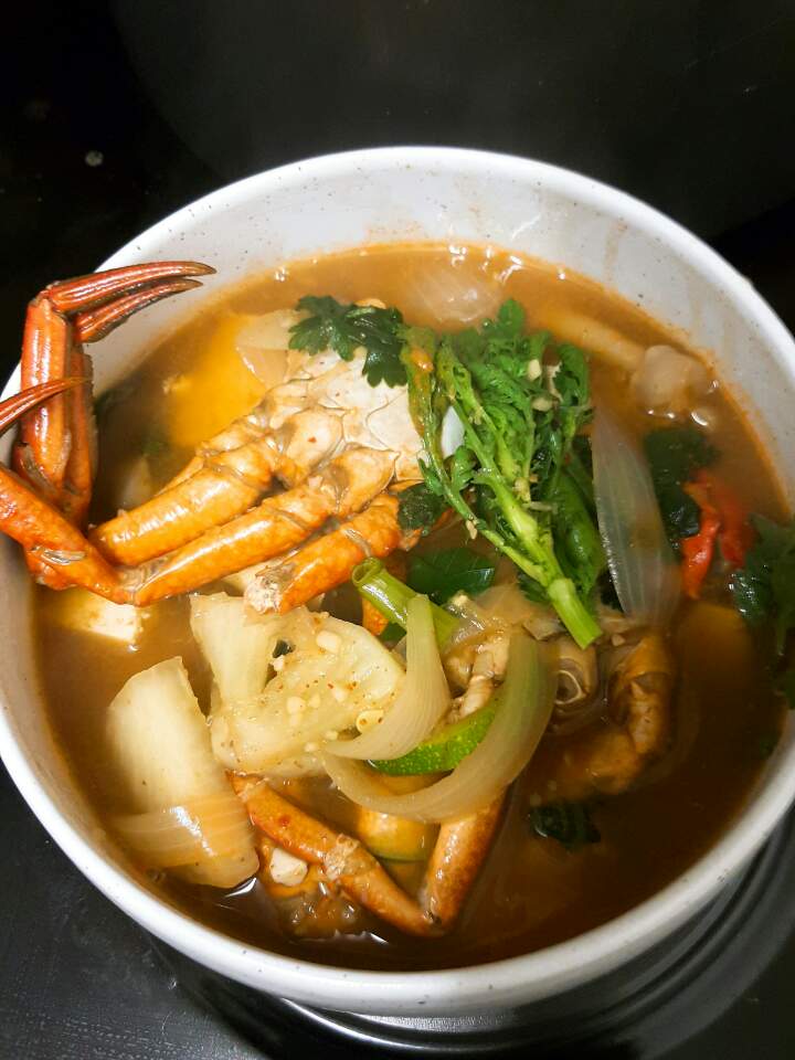  꽃게 된장 찌개 레시피- 남아공에서 꽃게 된장찌개를??