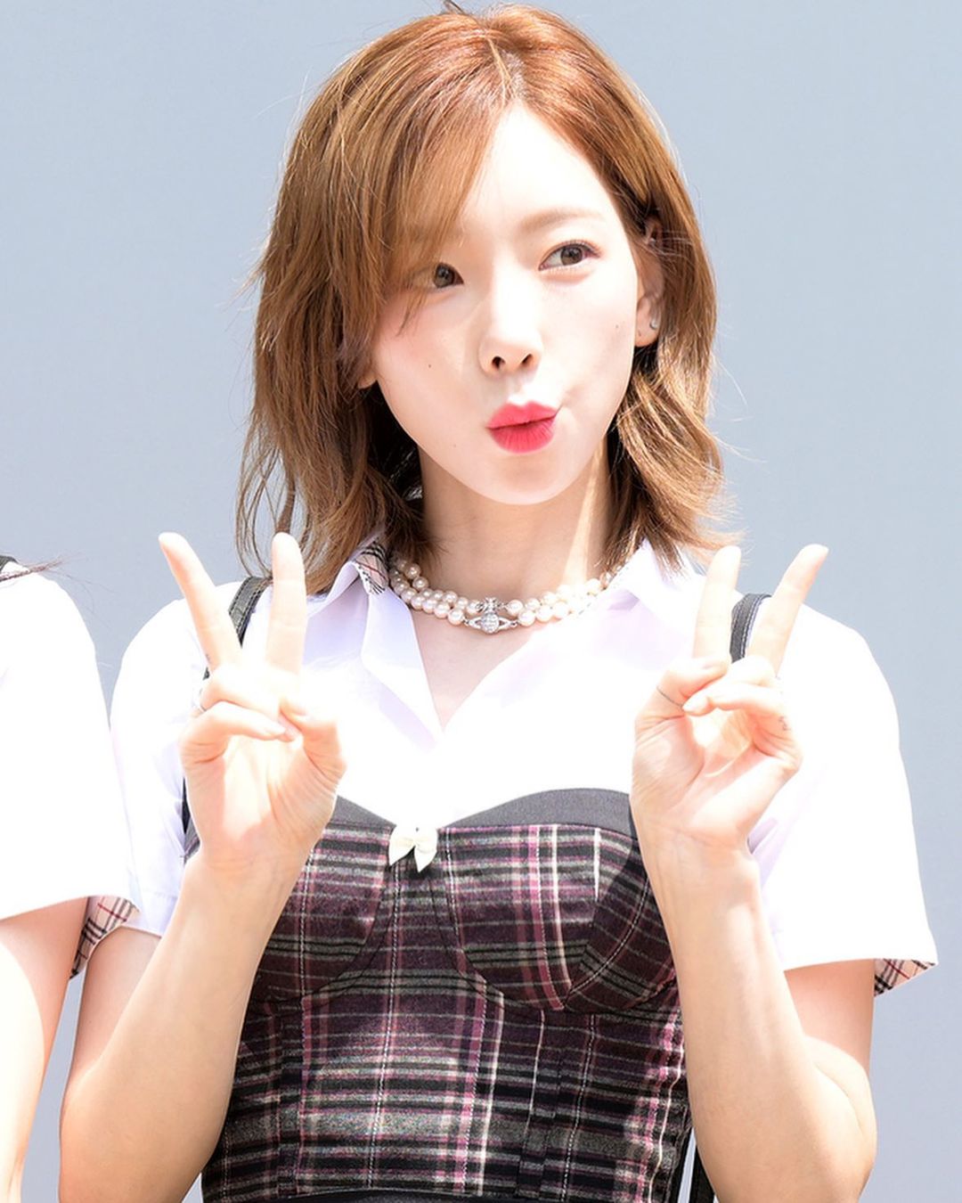  단발로 헤어스타일 바꾼 소녀시대 태연 아는형님 촬영 사진