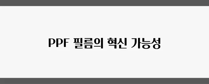 자동차 PPF 필름의 미래 트렌드와 기대되는 진화가 기대됩니다.