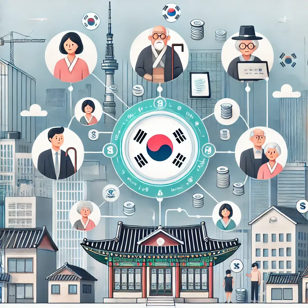 대한민국 국민연금을 표현한 사진